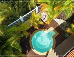 Vignette - Prestige - Les Trois-Îlets – Maison T3 -piscine– 200 m plage – 61 m² Hab. – Terrain plat 279 m² (972) - A vendre