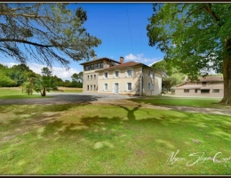 Vignette - Prestige - propriete à vendre 11 pièces proche de PONTONX-SUR-L'ADOUR (40)MAISON DE MAITRE DE 450 M² ET SES DEPENDANCES
