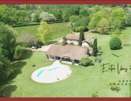 Vignette - Equestrian - Propriété de charme, 376m2, 6ch sur 9ha à Bazas!