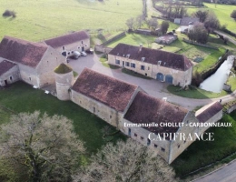 Vignette - Tourist - Historic residence PRECY-SOUS-THIL comprising 15 rooms (390 m²) and 950 m² of outbuildings