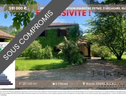 Vignette - Équestre - PROPRIÉTÉ A VOCATION EQUESTRE 257M2, 2 SÉCHOIRS, SUR 7,5HA