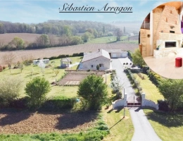 Vignette - Prestige - Propriete en pierre à vendre 8 pièces CANCON (47)