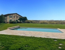 Vignette - Prestige - MARCIAC (32) 10 min, VUE EXCEPTIONNELLE, cachée, sans nuisance, TRES BELLE PROPRIETE sans travaux, piscine, ECONOMIQUE, écologique , geothermie, dependances