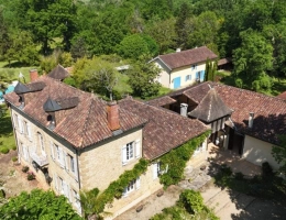 Vignette - Prestige - Dpt Gers (32), à vendre NOGARO et EAUZE proche, TRES ELEGANTE PROPRIETE  RURALE  sur 4.5 hectares, MAISON de MAITRE, GITE, deux piscines neuves, parc séculaire, SANS NUISANCE