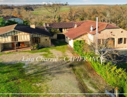 Vignette - Touristique - Propriete gasconne DEUX MAISONS 10 pièces de 324 m2 habitables sur 3159 m2 de terrain proche de NOGARO (32)
