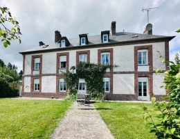 Vignette - Prestigious - Former presbytery for sale in peaceful Normandy village, 5 bedrooms with garden, outbuildings near C