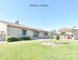 Vignette - Rurale - Propriete en pierre à vendre 8 pièces CANCON (47)