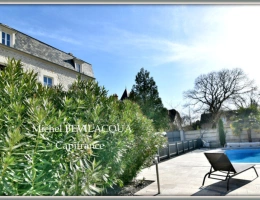 Vignette - Prestige - NEVERS (58), Propriété de charme 12 pièces, 265 m² habitables, 8 chambres, grandes annexes, piscine, terrain 1100 m²