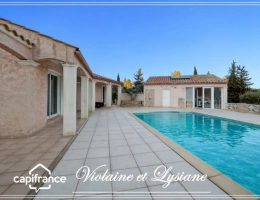 Vignette - Touristique - Villa de plain-pied avec piscine, dépendances et grand jardin à Bize-Minervois