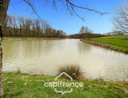 Vignette - Forestière - Etang de pêche - 1.1 hectare d'eau - empoissonné -  DOMMARTIN LES CUISEAUX (71)