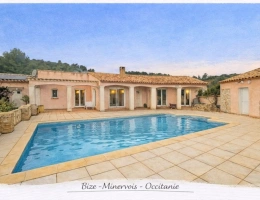 Vignette - Tourist - Single-Storey Villa with Pool, Guest Units and Large Garden – South of France Introduction
