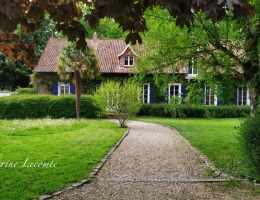 Vignette - Touristique - À VENDRE - SAMER - DOMAINE D'EXCEPTION - 381 M2 - ÉLÉGANTE DEMEURE DE CARACTERE SUR 3 HECTARES - 10 PIÈCES - VIE SEMI PLAIN-PIED - GÎTE ET DÉPENDANCES
