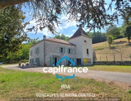 Vignette - Rurale - Propriété de charme au coeur de la nature à vendre 6 pièces et 124763m² de  PUJOLS (47)