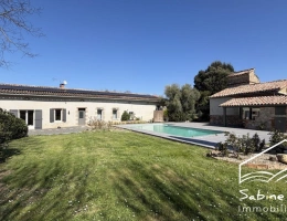 Vignette - Touristique - Belle propriété de 5 chambres avec pool house aménagé sur 1