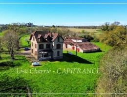 Vignette - Rurale - Propriete à vendre 14 pièces LE HOUGA (32) de 215 m2 habitables à rénover, sur 11949 m2 de terrain, dépendances