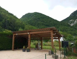 Vignette - Rurale - Terrain de loisir à vendre  CHALEY (01) 204 m² avec carport