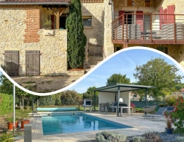 Vignette - Rurale - Dpt Lot et Garonne (47), à vendre MONTAYRAL propriete P7 de 125 m² - Terrain de 1 106 m²