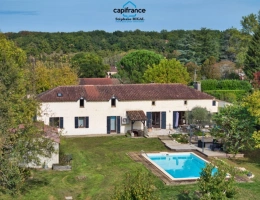 Vignette - Rural - Property for sale 9 rooms MONTAYRAL (47) 190m2 living space on land of 6689m2 with swimming pool
