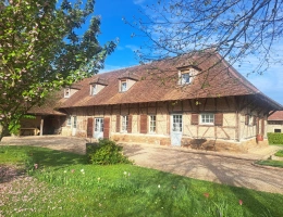 Vignette - Prestige - 3 min Louhans, Corps de ferme du XIXe en Bresse : alliance du charme et confort moderne