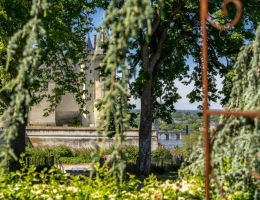 Vignette - Prestige - Propriete d'exception à vendre à SAUMUR (49400)  Panorama d'exception sur le château et la Loire - 328m² - 2278m²-piscine