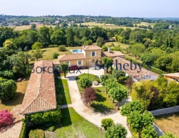 Vignette - Prestige - BORDEAUX 20MN - ENTRE-DEUX-MERS - SOMPTUEUSE PROPRIÉTÉ XVIII° - 1,6 HA - PISCINE - DÉPENDANCES