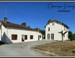 Vignette - Prestigious - NEAR DAX (halfway between Dax and Mont de Marsan) PROPERTY with 2 HOUSES - GARAGE + 2 OUTBUILDINGS