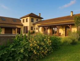 Vignette - Agricole - Une maison d'habitation spacieuse  avec piscine