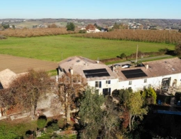 Vignette - Touristique - Domaine - 1 maison d'habitation - 5 chambres d'hôtes - 2 appartements en location sur plus de 1 hectare à SAINTE BAZEILLE (47)