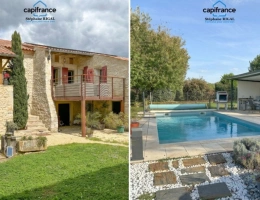 Vignette - Rurale - Dpt Lot et Garonne (47), à vendre MONTAYRAL propriete P7 de 125 m² - Terrain de 1 106 m²
