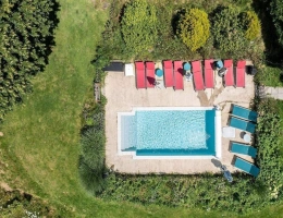 Vignette - Touristique - Dpt Creuse (23), à vendre Saint Vaury propriété de 35 pièces  - Piscine - Terrain 1,10 ha