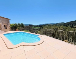 Vignette - Rural - Splendid stone farmhouse with views on the Corbieres and the castle