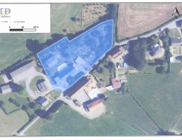 Vignette - Équestre - Propriété rurale   6,9 ha avec maison de 170 m2, petit studi