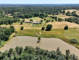 Vignette - Agricole - Domaine de 28 hectares avec étang privé, maison, 2 gîtes et plus de 400 m² de dépendances