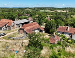 Vignette - Rurale - Corps de ferme 130m² hab - 6 bâtiments