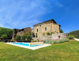 Vignette - Prestige - Exceptional 14th-century Castle completely restored overlooking the Lot valley