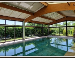 Vignette - Rurale - Propriete à vendre 8 pièces 285 m² REPLONGES (01), Piscine, 4 suites, double garage, terrain 2136 m²