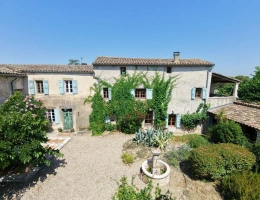 Vignette - Rural - Authentic 18th-Century Stone Farmhouse with Pool and Outbuildings