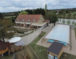 Vignette - Touristique - Propriété à vendre SAINT HILAIRE ( allier) comprenant une maison et un gite sur un parc de 23433 m²
