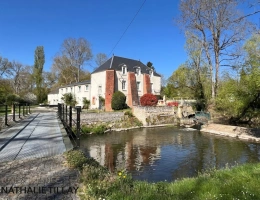 Vignette - Rurale - Orléans, Propriete à vendre, superbe Moulin rénové et bordé par la rivière, a l est d Orleans, parcelle de 4500 m²