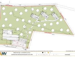 Vignette - Touristique - Rare - Terrain boisé 3577 m² avec Permis de Construire Purgé (Villa + 3 Gîtes touristiques) – Sud Ardèche