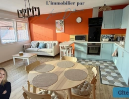 Vignette - Touristique - Propriété complète : Une maison de 160m2 + 3 gîtes meublés (possibilité 4) + Hangar + Terrain à Nivelle (59)