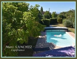 Vignette - Touristique - Dpt Hautes Pyrénées Tarbes Nord à vendre GITES de 300 m2 sur 2775 m2 de terrain avec piscine