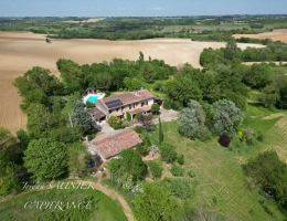 Vignette - Équestre - PROPRIÉTÉ D’EXCEPTION EN PLEINE CAMPAGNE – 292 m² – 2 HECTARES – GÎTE – PISCINE – CALME ABSOLU proche de CARAMAN (31)