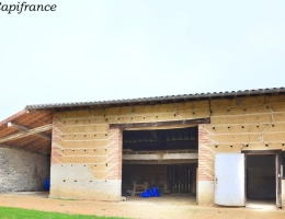 Vignette - Rural - Bâtisse à vendre 5 pièces + abris proche de MEZERIAT (01) terrain 1320m² constructible