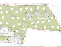 Vignette - Tourist - Rare - Wooded land 3577 m² with Purged Building Permit (Villa + 3 Tourist Lodges)  South Ardèche