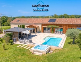 Vignette - Rural - Property for sale, 7 rooms, VILLENEUVE SUR LOT (47), 229m2 of living space on a fenced plot of 5965m