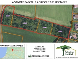 Vignette - Agricole - Terrain en zone agricole  - Saint Martin De Hinx
