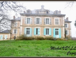 Vignette - Prestige - Propriété à vendre avec bâtisse de 15 pièces, 2 gîtes, terrain 7390 m², VILLENEUVE SUR ALLIER (03)