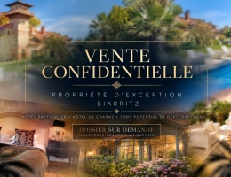 Vignette - Tourist - BIARRITZ — LE BEAUMANOIR 19th-century manor house · 5-star hotel · Sale of shares including real est