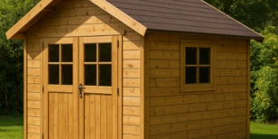 The traditional wooden garden shed: timeless classic charm